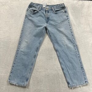 Carhartt Jeans Mens 38x30.5* Blue B460 LVB Straight Relaxed Denim‎ Pants VTG Y2K